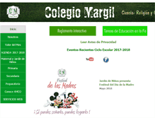 Tablet Screenshot of colegiomargil.edu.mx